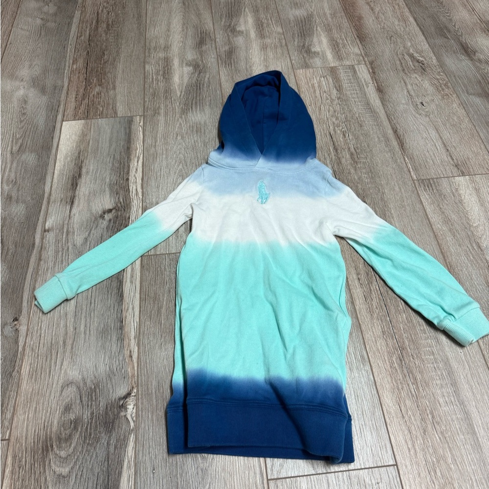 Ralph Lauren Blue Ombre Kids Dress👧🏻